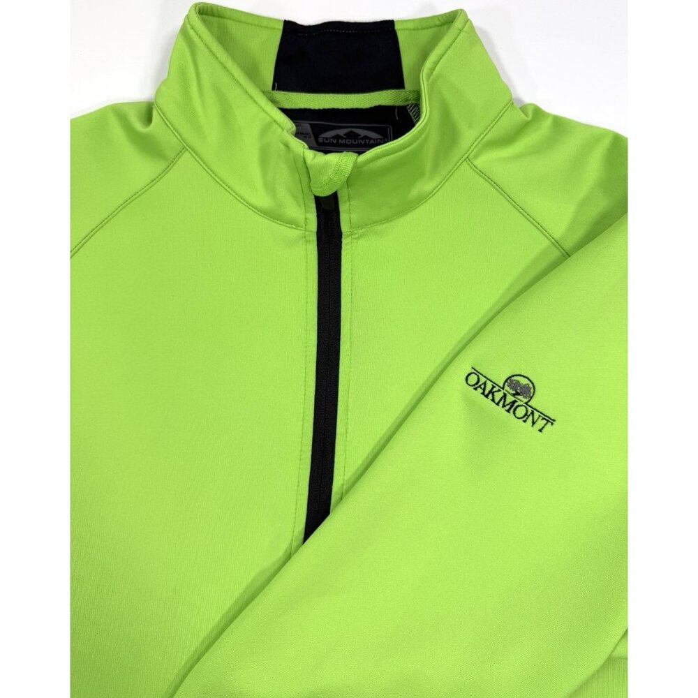 Sun Mountain Golf Mens Oakmont Country Club 1/4 Zip Pullover Large Performance